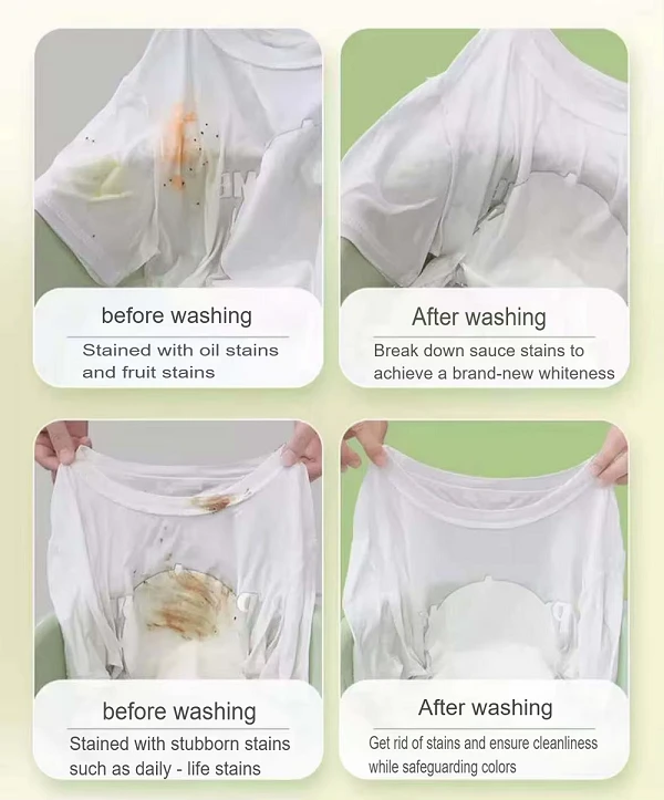 efficiency Eco friendly remove stains 8 in 1 laundry pods